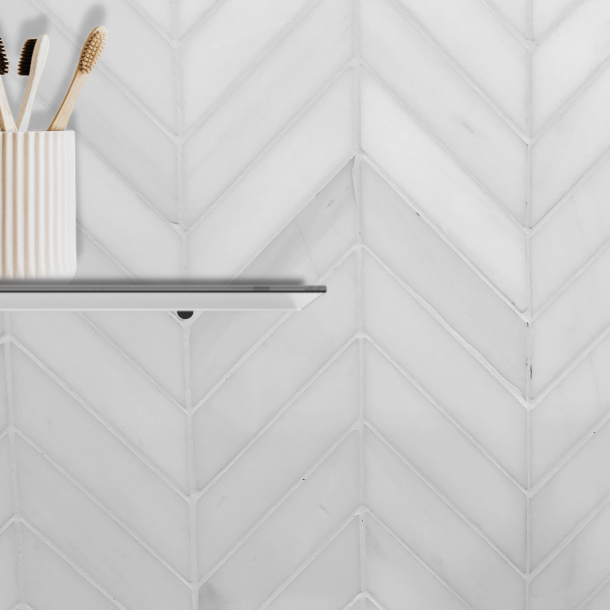 Glashylde med sorte vgbeslag 40 cm - ELEMENTS