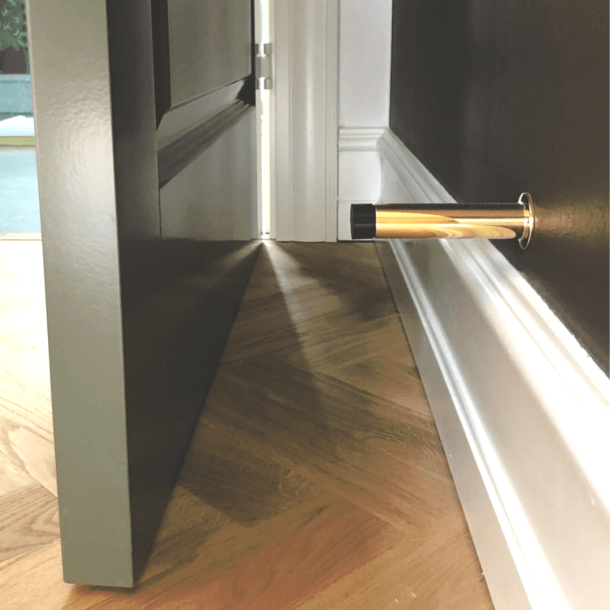 Drstopper i messing, blank, 9 cm - ELEMENTS