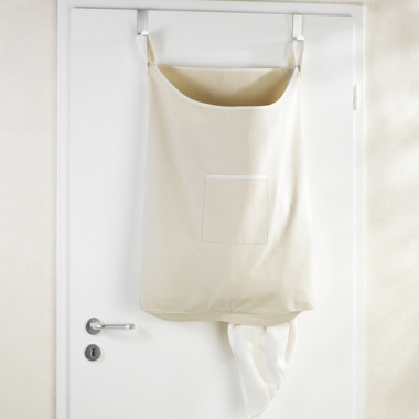 Pladsbesparende vasketøjskurv