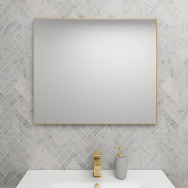 Badeværelsespejle uden lys