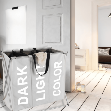 Vasketøjskurv m. sortering