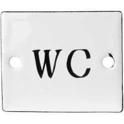 Ib Laursen Metalskilt WC