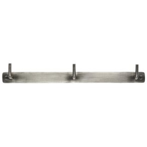 Ib Laursen, Knagerkke med 3 knager, rustfri stl-look