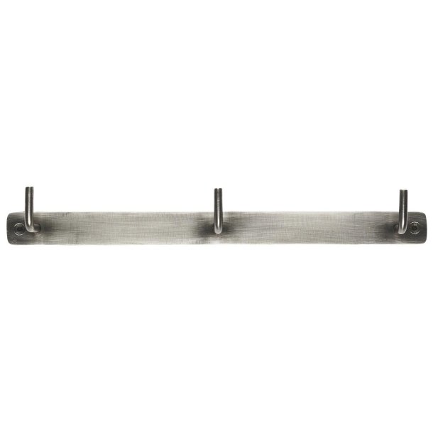 Ib Laursen, Knagerkke med 3 knager, rustfri stl-look