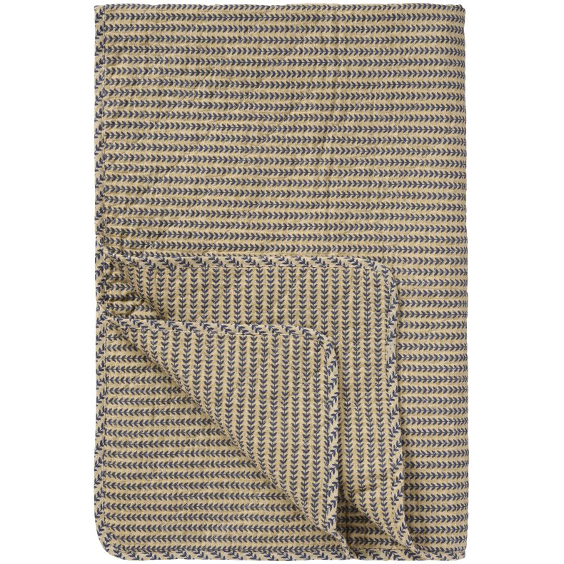 Ib Laursen Quilt sand m/mrkebl stngler 130x180cm