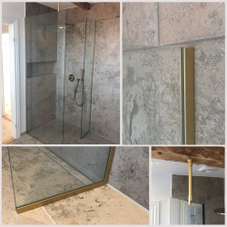 Brusevg 80x200 cm, 8 mm klart glas 