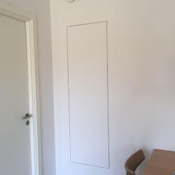 Inspektionslem 30x60 cm m. spartelramme - Aquatrend