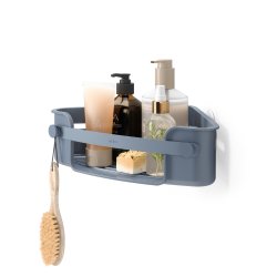 Umbra Flex shampoohylde til hj�rne, selvkl�bende, - slate blue