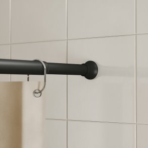 Matsort Umbra Chroma sp�ndestang til badeforh�ng p� badev�relse