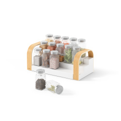 Umbra Bellwood Opbevaringshylde - hvid/natur