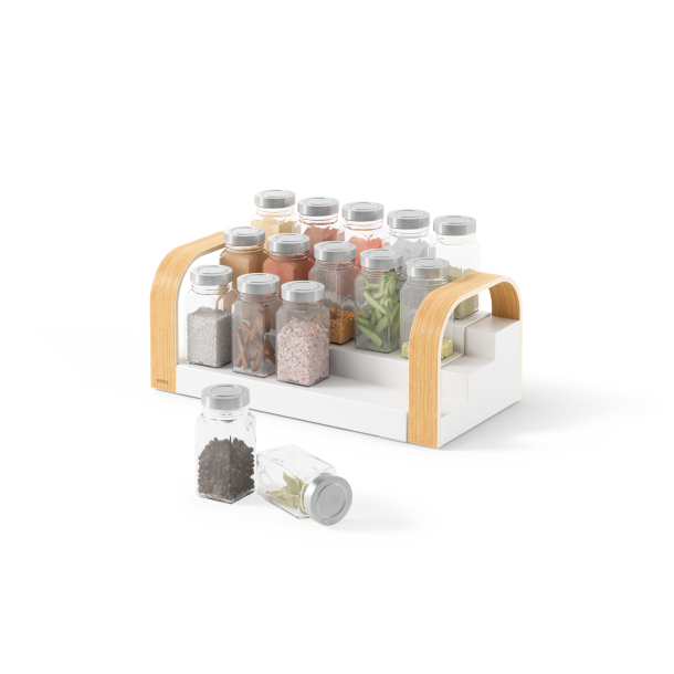 Umbra Bellwood Opbevaringshylde - hvid/natur