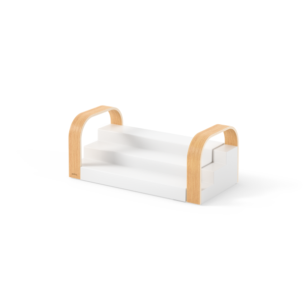 Umbra Bellwood Opbevaringshylde - hvid/natur