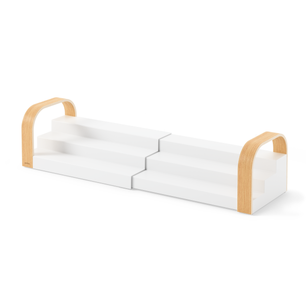 Umbra Bellwood Opbevaringshylde - hvid/natur