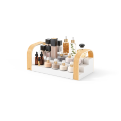 Umbra Bellwood Opbevaringshylde - hvid/natur