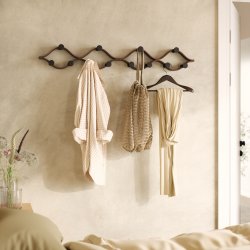 Umbra Montage knagerkke sort/valnd