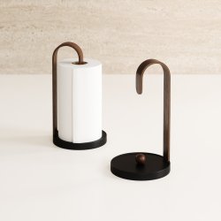 Umbra Bellwood kkkenrulleholder sort/valnd