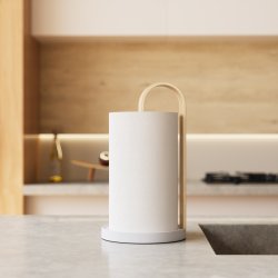 Umbra Bellwood kkkenrulleholder hvid/natur