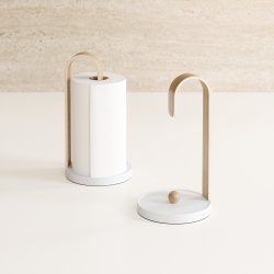 Umbra Bellwood kkkenrulleholder hvid/natur