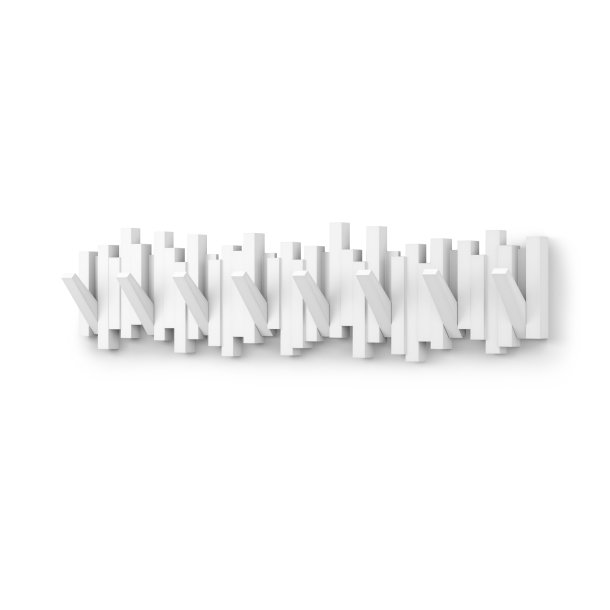 Umbra Umbra Sticks 8 knagerkke - Hvid