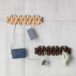 Umbra Picket 8 Rail tr knagerkke - Natur