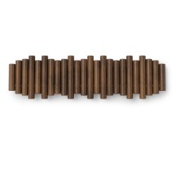 Umbra Picket 8 Rail tr knagerkke - Valnd