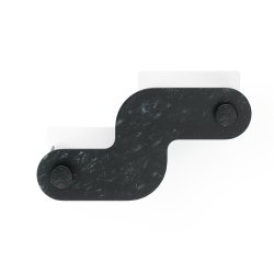 Umbra Nami selvkl�bende shampoohylder, s�t m. 2 stk, sort