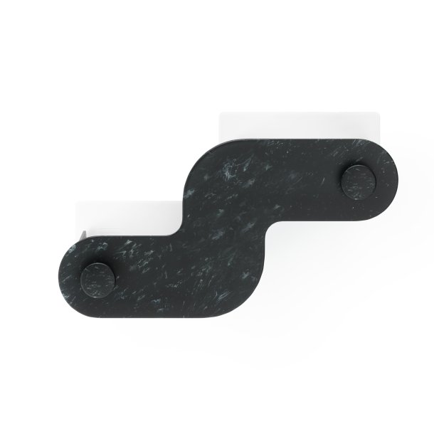 Umbra Nami selvkl�bende shampoohylder, s�t m. 2 stk, sort