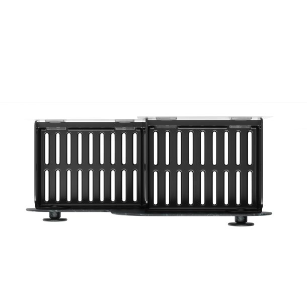 Umbra Nami selvkl�bende shampoohylder, s�t m. 2 stk, sort