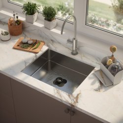 Umbra Bloom h�rfanger/bundprop til afl�b - sort