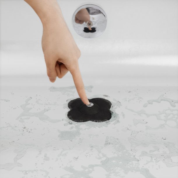 Umbra Bloom h�rfanger/bundprop til afl�b - sort