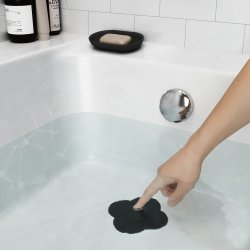 Umbra Bloom h�rfanger/bundprop til afl�b - sort