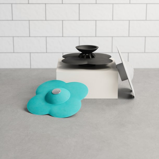 Umbra Bloom h�rfanger/bundprop til afl�b - hvid