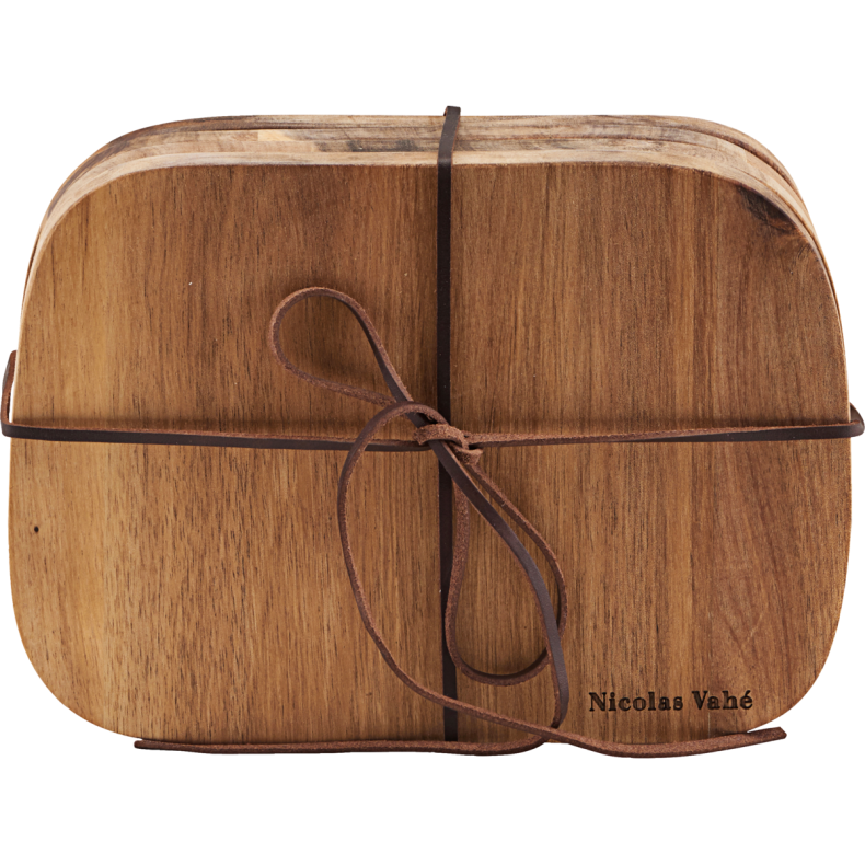 Nicolas Vah Skrebrt/st m. 4 stk. Butter, natur