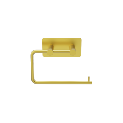 Toiletrulleholder selvklbende, mat messing - Elements 