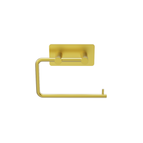 Toiletrulleholder selvklbende, mat messing - Elements 