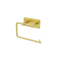 Toiletrulleholder selvklbende, mat messing - Elements 