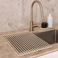 DESIGNSTUFF DRIP Foldbar t�rrem�tte til opvask, sand
