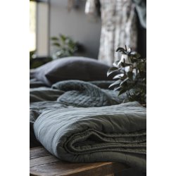 Ib Laursen Vintage quilt - Spruce blue 130x180 cm