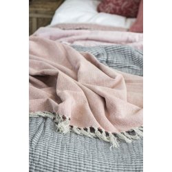 Ib Laursen Plaid creme/faded rose