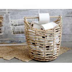 Chic Antique Kurv m. toiletpapirsholder - natur