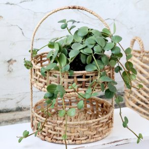 Chic Antique Opsats m. 2 kurv, natur