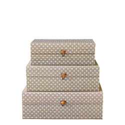 Chic Antique Amilly �ske i bambus s�t af 3 - Opal/natur