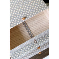 Chic Antique Amilly �ske i bambus s�t af 3 - Opal/natur