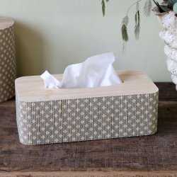 Chic Antique Amilly �ske i bambus til servietter - Opal/natur