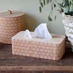 Chic Antique Amilly �ske i bambus til servietter - Coral/natur