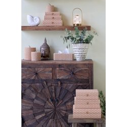 Chic Antique Amilly �ske i bambus til servietter - Coral/natur