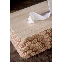Chic Antique Amilly �ske i bambus til servietter - Coral/natur