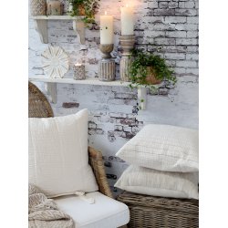 Chic Antique Aix Pudebetrk, creme/beige, 45x45 cm