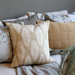 Chic Antique Aix Pudebetrk m. tropisk bladmnster, 50x50 cm