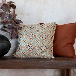 Chic Antique Aix Pudebetr�k m. batikm�nster, 50x50 cm